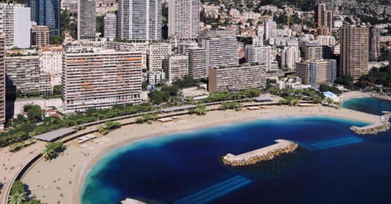 La spiaggia del Larvotto a Montecarlo si rinnova con un progetto di Renzo Piano
