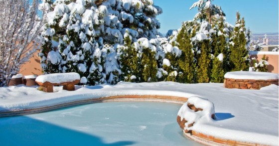 Piscine in inverno