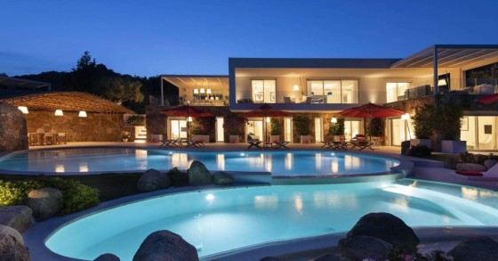 This stunning villa offers a life of luxury on the Costa Smeralda