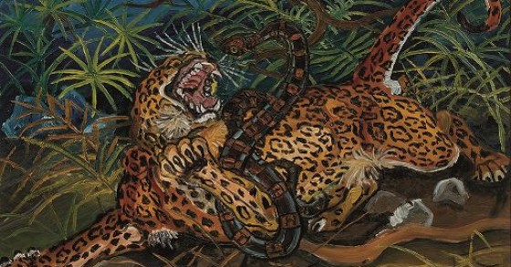 Il Leopardo di Ligabue da record all'asta Bolaffi di arte moderna