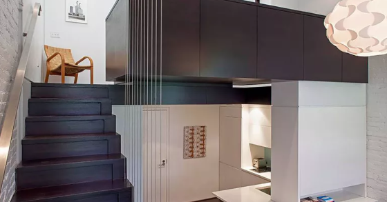 Come massimizzare lo spazio con una ristrutturazione: da piccolo loft a casa di famiglia a New York