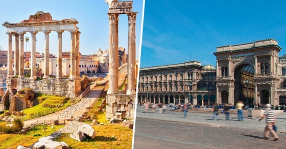 mercato immobiliare milano e roma