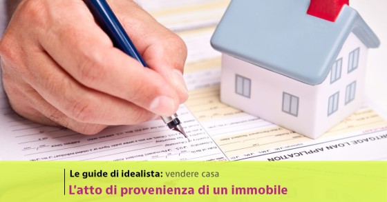 firma atto di provenienza immobile