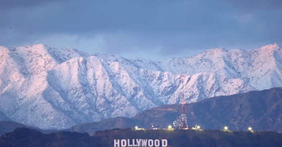 Tempesta di neve in California