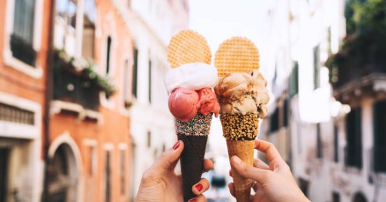 The most popular ice cream flavours in Italy