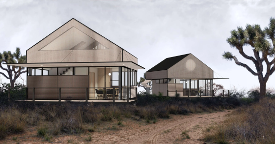 La versatilidad de estas casas prefabricadas permite realizar dos alturas, con una buhardilla cubierta a dos aguas