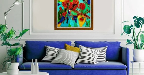 pittura interni case moderne