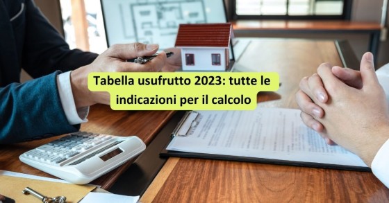 tabella usufrutto 2023