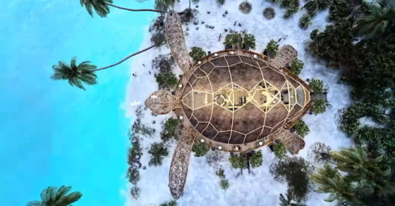 edificio a forma di animale