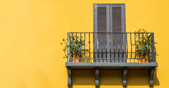 Differenza tra balcone e poggiolo