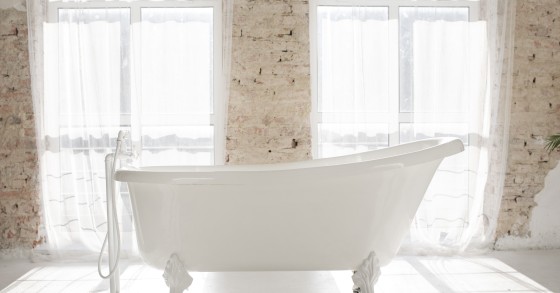 carta da parati bagno