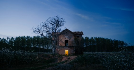 Abandoned haunted house in Italy