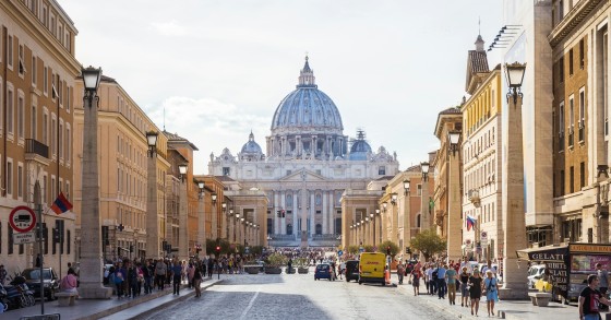 Carte des zones les plus sûres de Rome