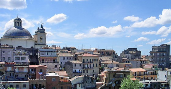 la salita in discesa di Ariccia