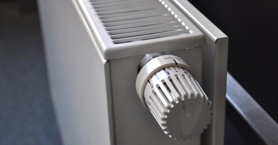 la manopola di un termosifone
