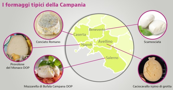 formaggi tipici campania