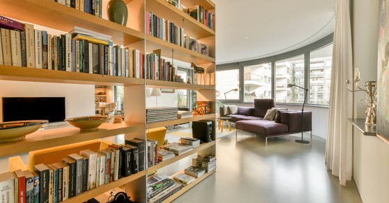 librerie di lusso moderne