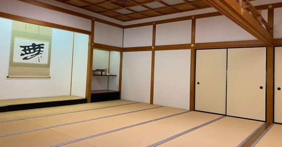 Il tatami di una palestra di arti marziali