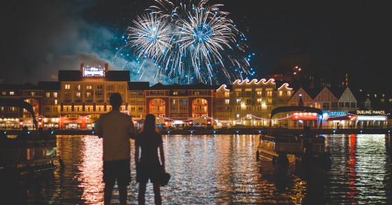 San Giovanni fireworks Lake Como