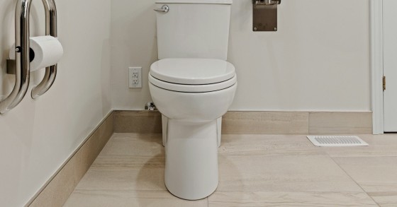 Un WC con tavoletta perfettamente compatibile