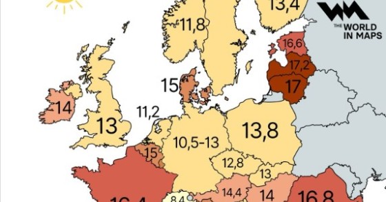 ¿Cuántas semanas de vacaciones tienen los estudiantes en Europa? 