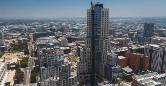 Una veduta di Los Angeles dove sorgerà Dataland
