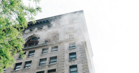 fumo in edificio