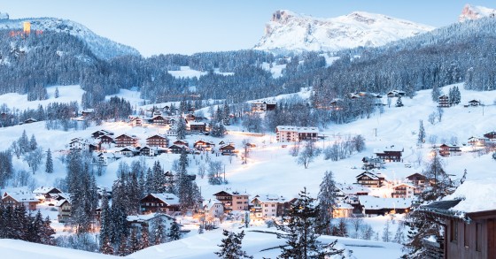 beautiful snowy villages Spain