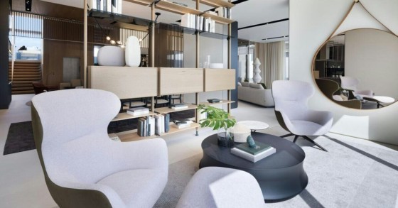 un salone doppio