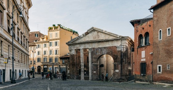 Portico d’Ottavia a Roma