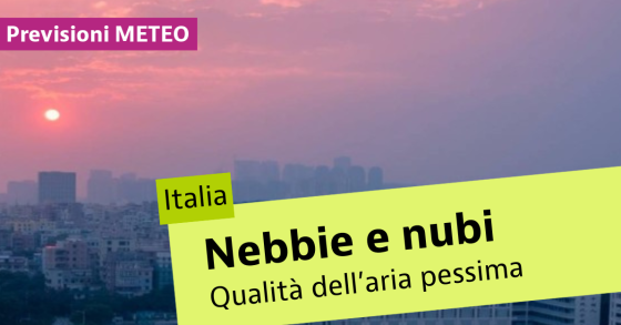 nebbia e nubi