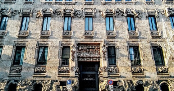 La facciata di Palazzo Castiglione