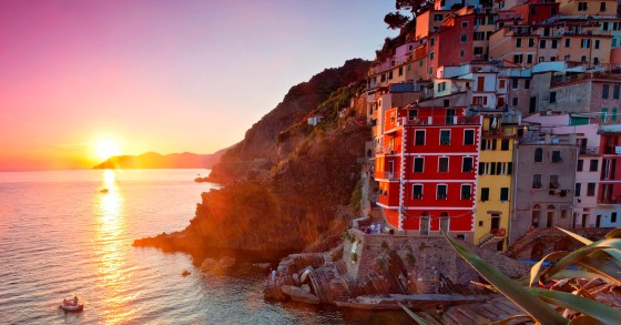 Die schönsten Sonnenuntergänge in Italien