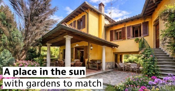 Property for sale with gardens