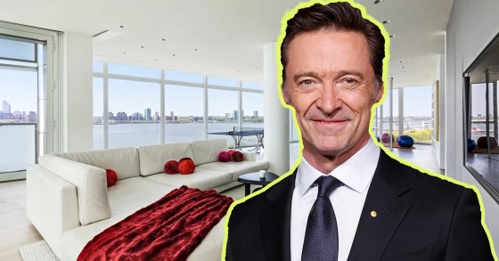 L'appartamento triplex di Hugh Jackman a New York