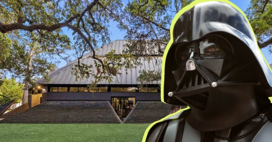 L'iconica "casa di Darth Vader" a Houston (Usa)