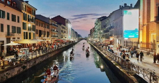 Quartier italien à pied
