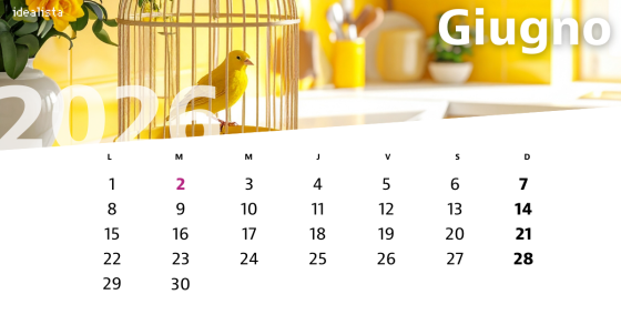 calendario giugno 2026