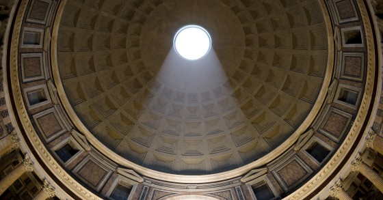 perche il pantheon ha il buco sul tetto