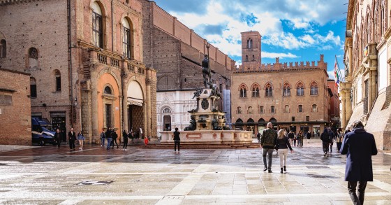 itinerario a piedi bologna