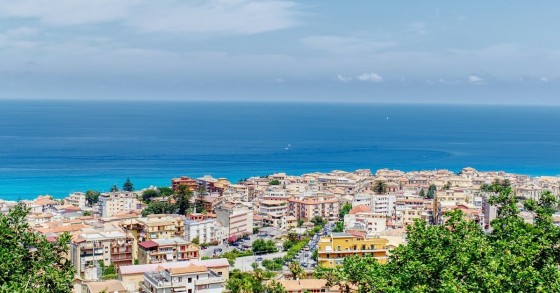 Panorama costiero in Calabria