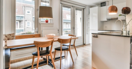 Una cucina open space per una casa piccola
