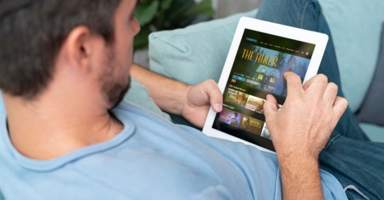 Vedere le piattaforme streaming su tablet