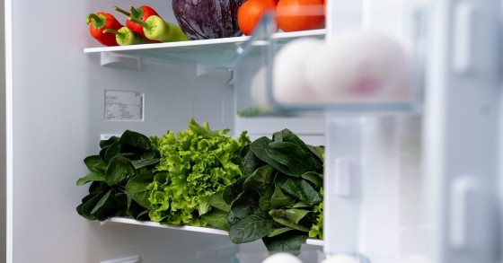 Frigorifero pieno di verdure