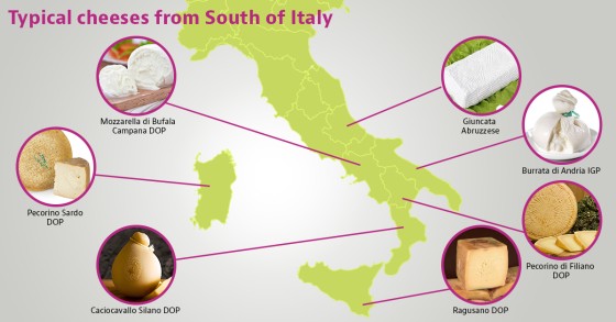 best cheeses in southern Italy