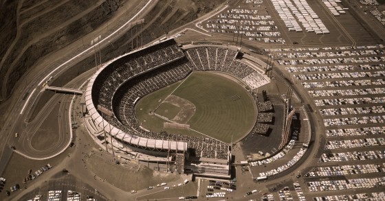 L'ex stadio di baseball Candlestick Park (San Francisco, Usa)