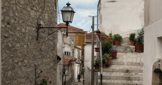 An alley in Zungoli