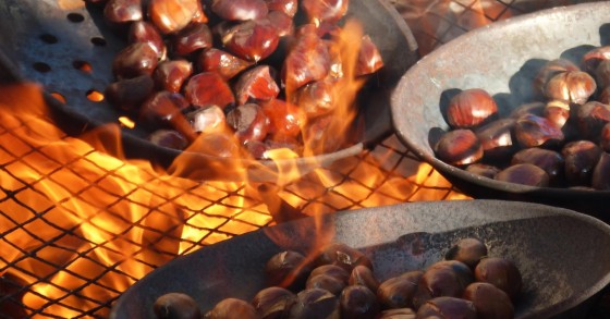 cosa succede se metti le castagne sul fuoco