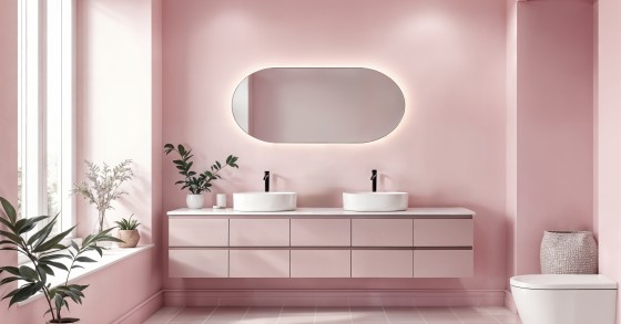 bagno rosa