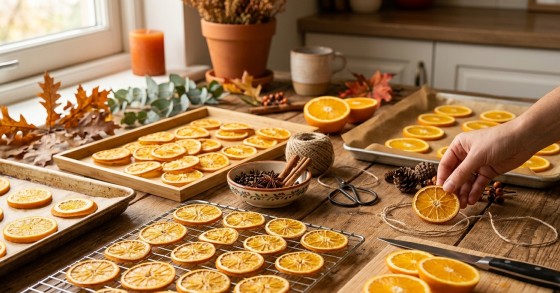 come essiccare le arance per decorazione